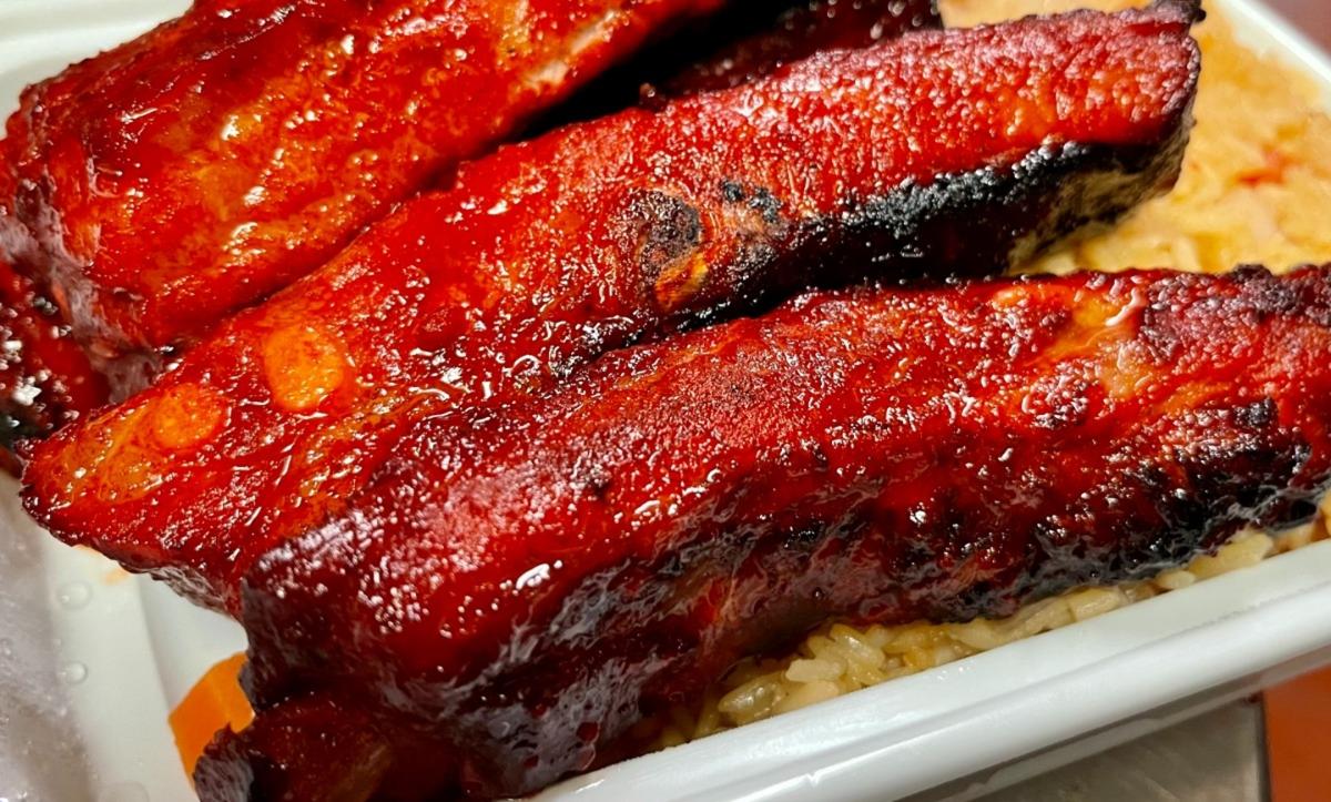 L35. BBQ Spare Ribs Lunch Special
