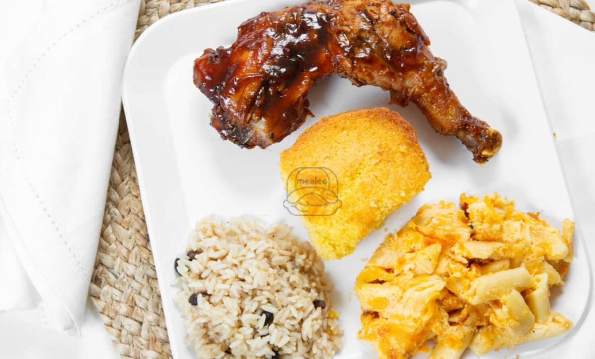 Grilled Barbecue Chicken Meal